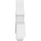 Ekena Millwork Davenport Architectural Grade PVC Gable Bracket, 48"W x 18"H x 4"D x 4"F, 9/12 Pitch GBP048X18X0404DAV00 - alternate 3